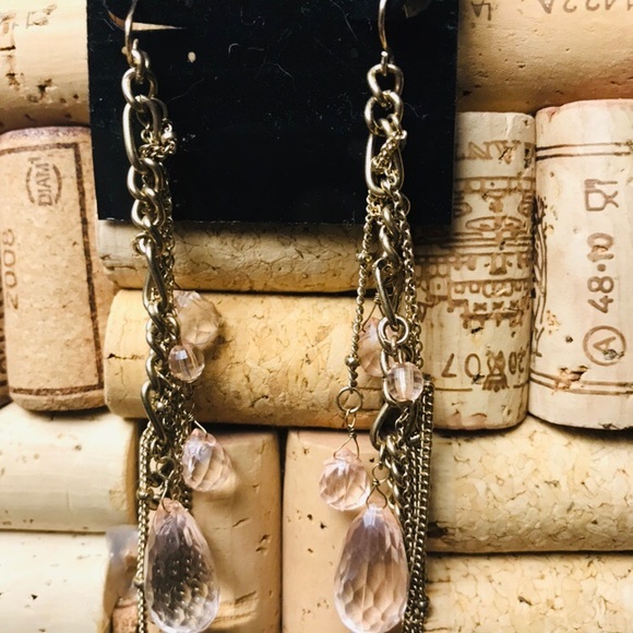 Gold Waterfall Earrings - Picture 3 of 6